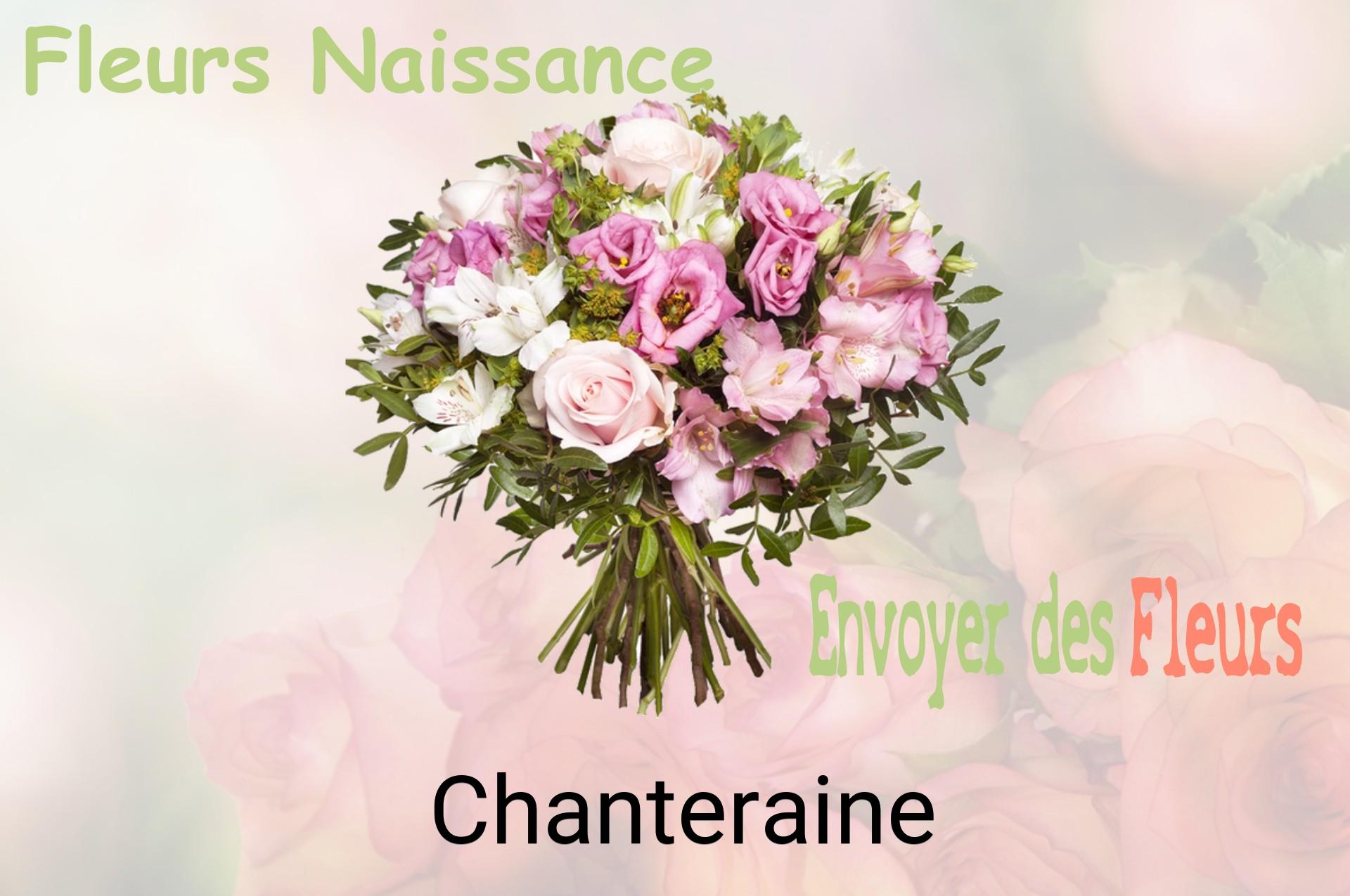 Bouquet de fleurs de naissance livré à Chanteraine